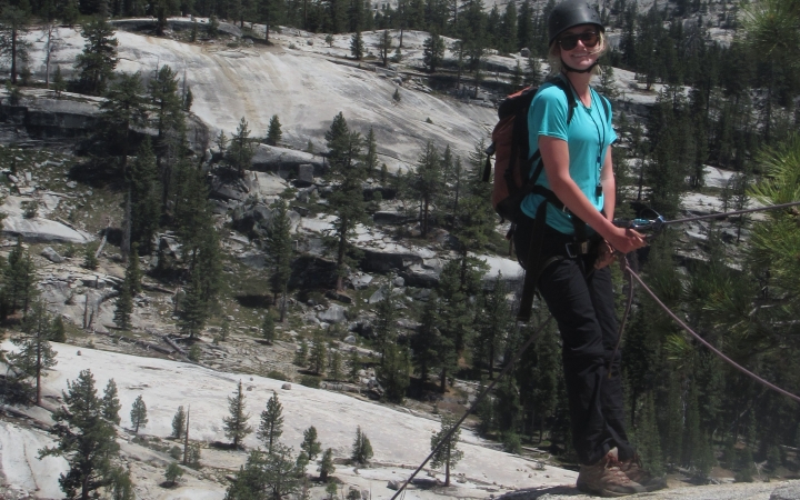 adult rock climbing trip